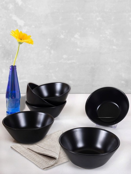 Set boluri, Keramika, 275KRM1711, Ceramica, Negru