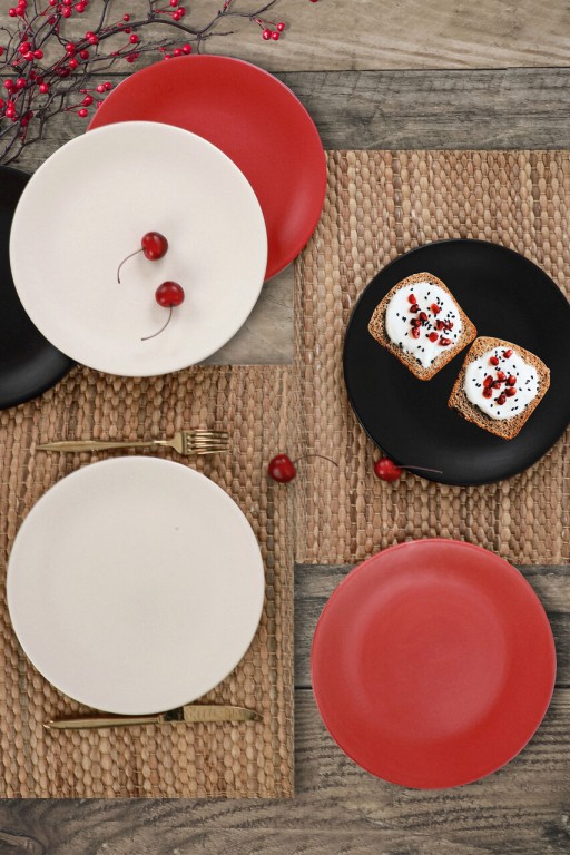 Set platouri pentru servire, Keramika, 275KRM1401, Ceramica, Multicolor