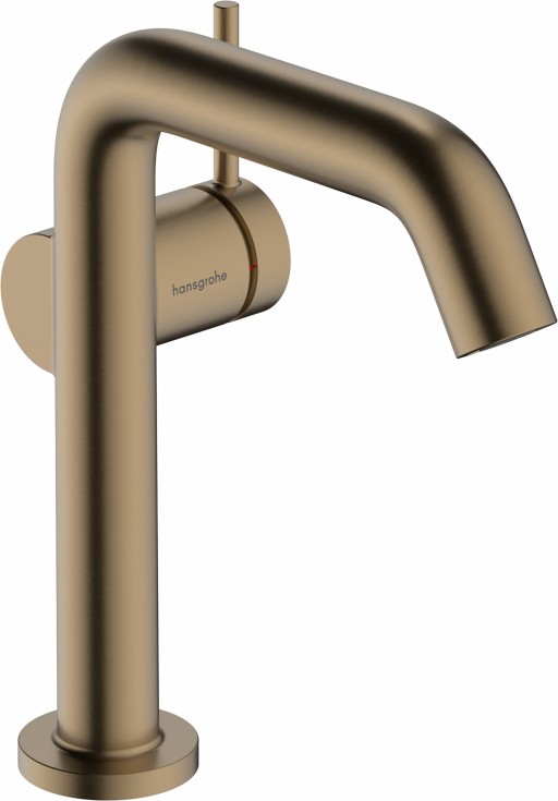 Baterie lavoar Hansgrohe Tecturis S 150 Fine CoolStart ventil click-clack bronz periat