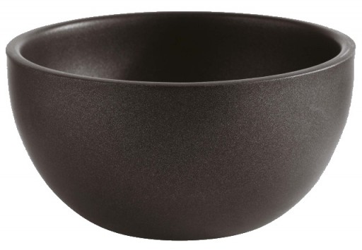 Bol inox cu pereti dubli Paderno Ethnic Cuisine d17cm h 9cm negru