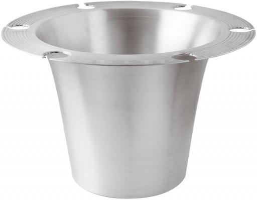 Frapiera Paderno cu suport pahare d 40.2cm h 25.3cm inox