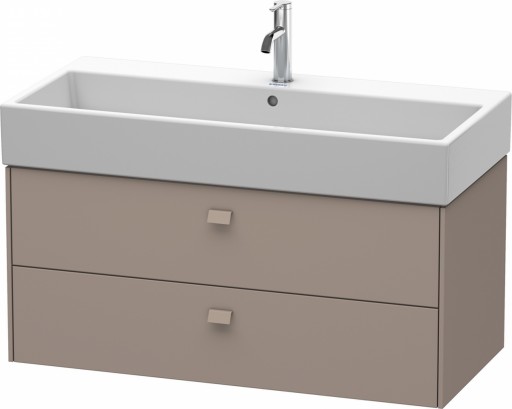 Dulap baza suspendat Duravit Brioso 984x442mm cu doua sertare bazalt mat