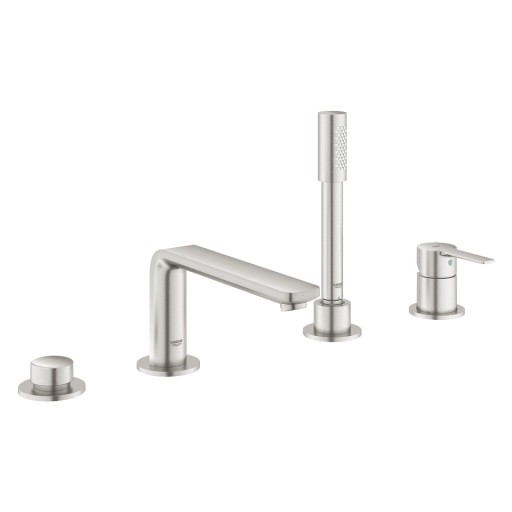 Baterie cada Grohe Lineare din 4 elemente montare pe cada necesita corp incastrat supersteel