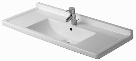 Lavoar Duravit Starck 3 105x48.5cm montare pe mobilier