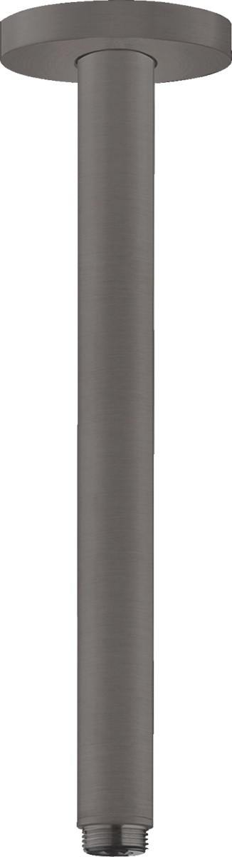 Brat de dus Hansgrohe S cu montare pe tavan 30cm negru periat