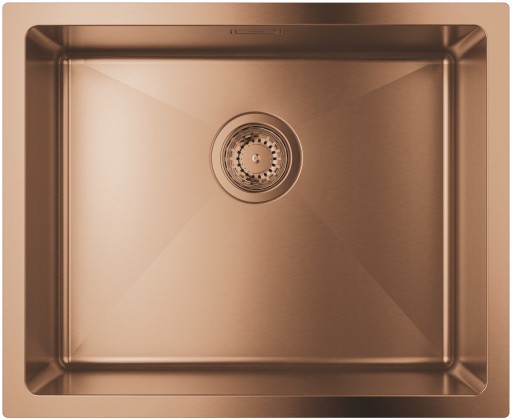 Chiuveta bucatarie Grohe K700U 60 540x440mm montare sub blat inox brushed warm sunset