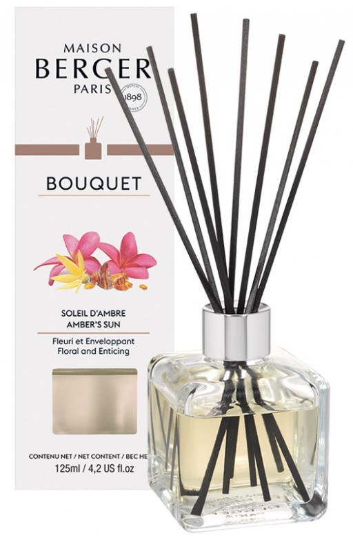 Difuzor parfum camera Maison Berger Bouquet Parfume Cube Soleil d'Ambre 125ml