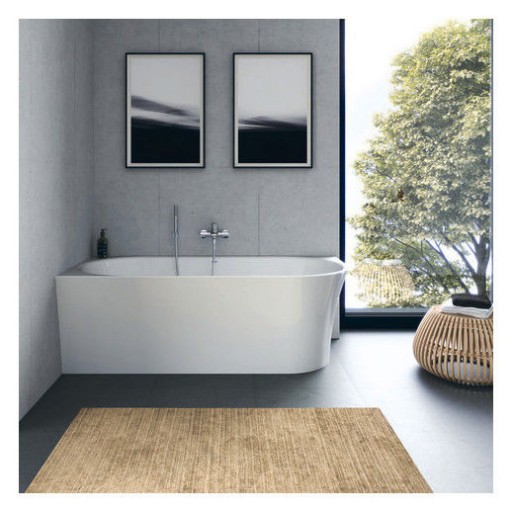 Cada freestanding Duravit DuraSenja 170x80cm de colt orientare stanga alb