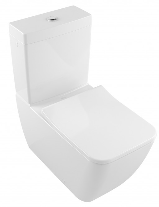 Vas WC Villeroy & Boch Venticello Rimless back-to-wall 37.5x70cm alb alpin