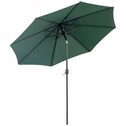 Outsunny Umbrelă de Grădină cu Manivelă și Inclinabilă Φ300x245cm | Aosom Romania