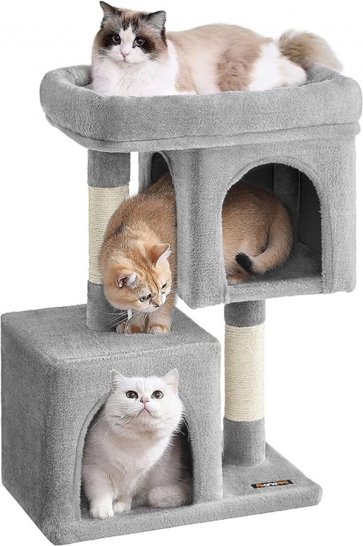 Ansamblu de joaca pisici / arbore pentru pisici, Feandrea Cat Tower S, 48 x 32 x 70 cm