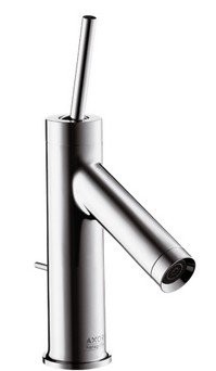 Baterie lavoar baie crom cu ventil pop-up, pipa 95 mm, Hansgrohe Axor Starck 155