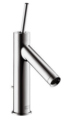 Baterie lavoar baie crom cu ventil pop-up, pipa 112 mm, Hansgrohe Axor Starck 185