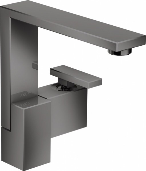 Baterie lavoar baie antracit lucios cu ventil click-clack, Hansgrohe Axor Edge 190