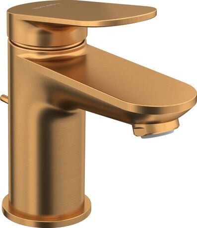 Baterie lavoar Duravit Wave S ventil pop-up bronz periat