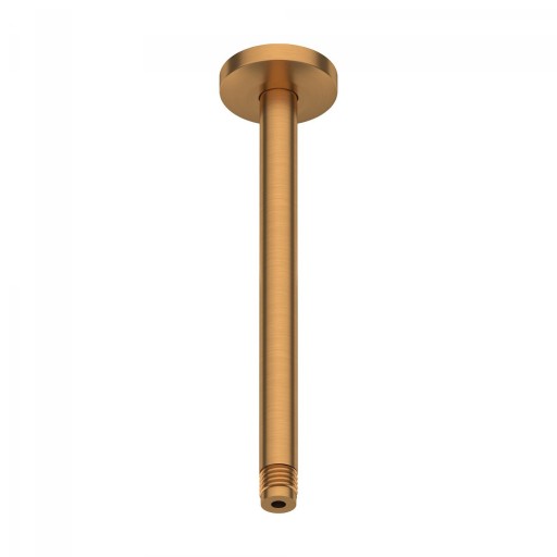 Brat de dus Duravit Shower Round 20cm cu montaj in tavan bronz periat