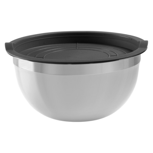 Set 2 boluri Minestrone, Ambition, 18-20 cm, inox, negru/argintiu