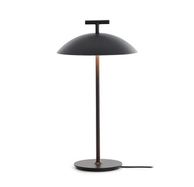 Veioza Kartell Mini Geen-A design Ferruccio Laviani LED 1.5W h36.5cm negru