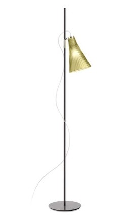 Lampadar Kartell K-LUX design Rodolfo Dordoni h 165cm negru-verde