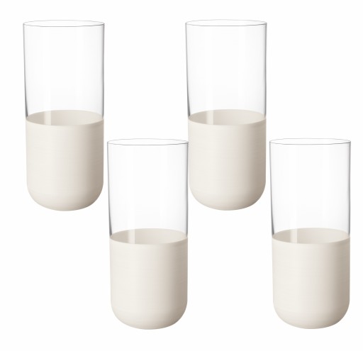 Set 4 pahare Villeroy & Boch Manufacture Rock Blanc Tumbler 300 ml