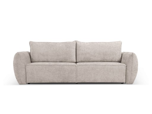 Canapea extensibila 3 locuri, Kaelle, Micadoni Home, BL, 244x97x91 cm, poliester chenille, bej