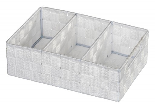 Organizator dulap, Wenko, Adria, 32 x 10 x 21 cm, polipropilena, alb