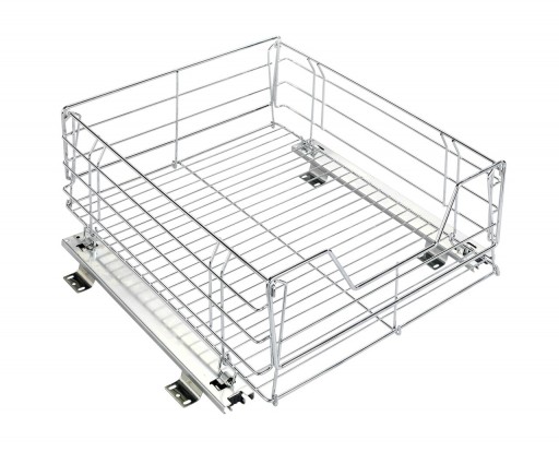 Raft extensibil pentru dulap, Maximex, Maxi, 50 x 50 x 23 cm, inox