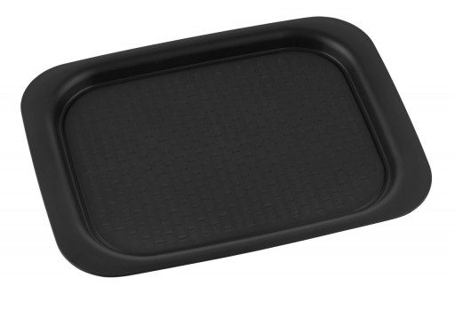 Tava servire, Wenko, XL, 45.5 x 33 x 2.3 cm, polipropilena/plastic, negru