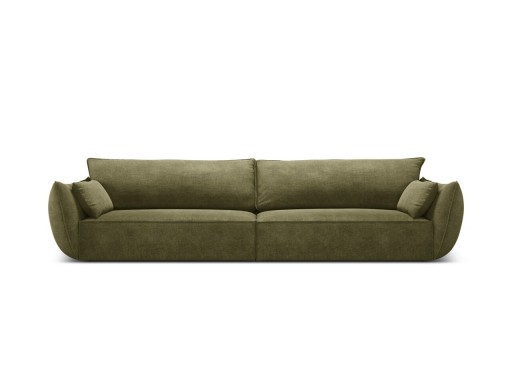 Canapea 4 locuri, Kaelle, Micadoni Home, BL, 248x110x85 cm, poliester chenille, verde