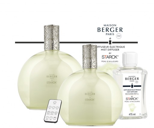 Difuzor ultrasonic parfum Maison Berger Starck Verte cu parfum Peau d'Ailleurs