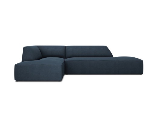 Coltar stanga 4 locuri, Ruby, Micadoni Home, BL, fara cotiera, 273x180x69 cm, poliester, albastru navy