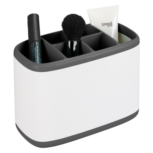 Organizator alb de baie din plastic pentru cosmetice - Wenko