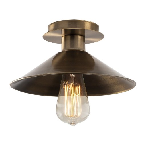 Plafonieră în culoarea bronz cu abajur din metal ø 24 cm Berceste – Opviq lights