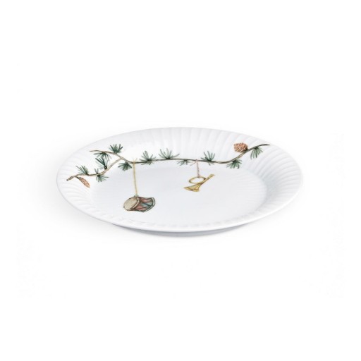 Farfurie din porțelan pentru Crăciun Kähler Design Hammershoi Christmas Plate, ⌀ 19 cm