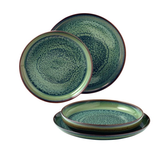 Set 4 farfurii din porțelan Villeroy & Boch Like Crafted, verde