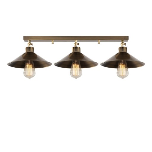 Plafonieră în culoarea bronz cu abajur din metal ø 24 cm Berceste – Opviq lights