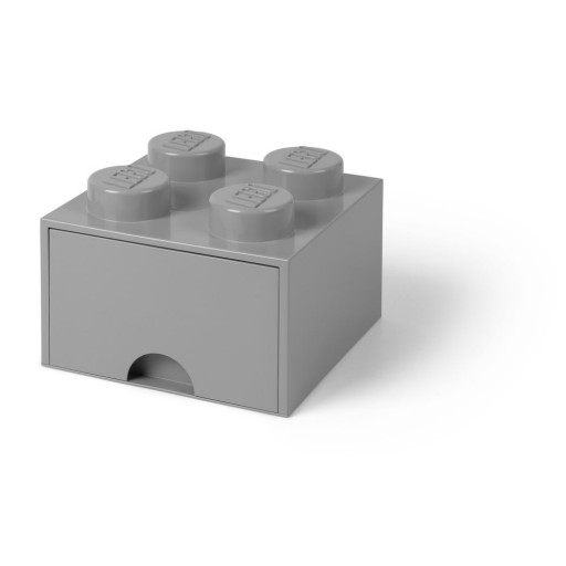 Cutie pătrată pentru depozitare LEGO®, gri