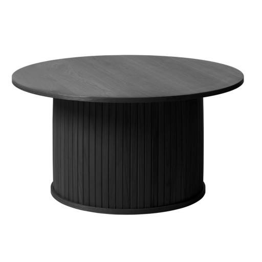 Măsuță de cafea neagră rotundă ø 90 cm Nola – Unique Furniture