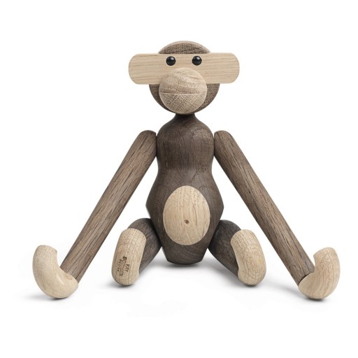 Statuetă din lemn masiv de stejar Kay Bojesen Denmark Monkey