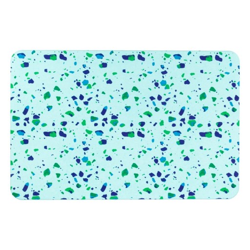 Covoraș de baie albastru deschis din diatomit 39x60 cm Terrazzo – Artsy Doormats