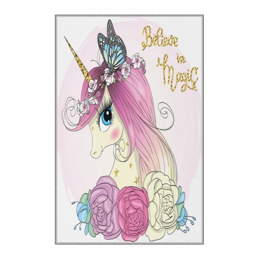 Covor antiderapant pentru copii Conceptum Hypnose Unicorn, 180 x 280 cm