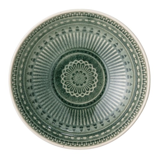 Bol din gresie ceramică Bloomingville Rani, ø 18 cm, verde