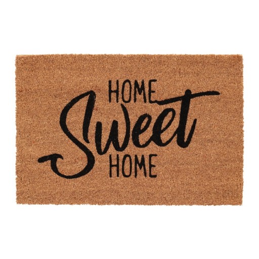 Covoraș de intrare din fibre de nucă de cocos 60x40 cm Home Sweet Home – Esschert Design