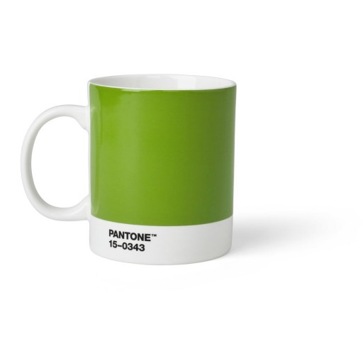 Cană verde din ceramică 375 ml Green 15-0343 – Pantone