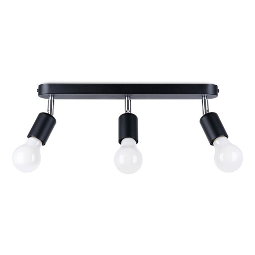 Plafonieră neagră ø 6 cm Brando – Nice Lamps