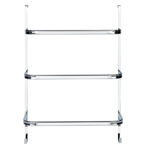 Suport pentru prosoape Wenko Towel Holder Chrome, 21 x 54 cm, argintiu