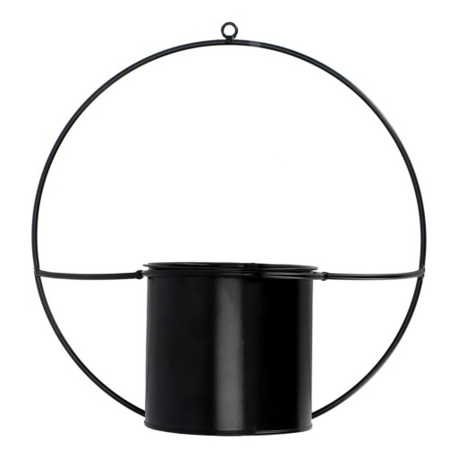 Suport de perete pentru ghiveci Esschert Design Planter, negru