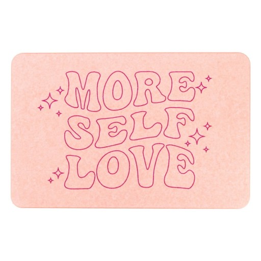 Covoraș de baie roz deschis din diatomit 39x60 cm More Self Love – Artsy Doormats