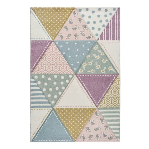 Covor pentru copii Universal Kinder Triangles, 120 x 170 cm