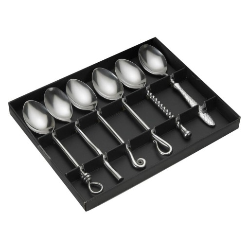 Set 6 linguri din inox, în cutie de cadou Jean Dubost Forged